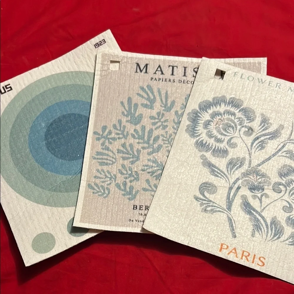 Swedish dish cloth set of 3